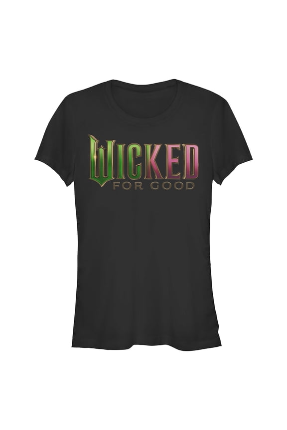 Juniors Wicked: For Good Official Tonal Logo T Shirt
