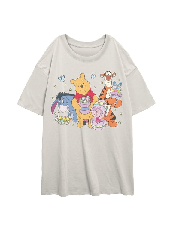 Juniors Winnie the Pooh Easter Egg Hunt and Friend T Shirt