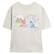 Juniors Winnie the Pooh Springtime for Pooh and Friends T Shirt