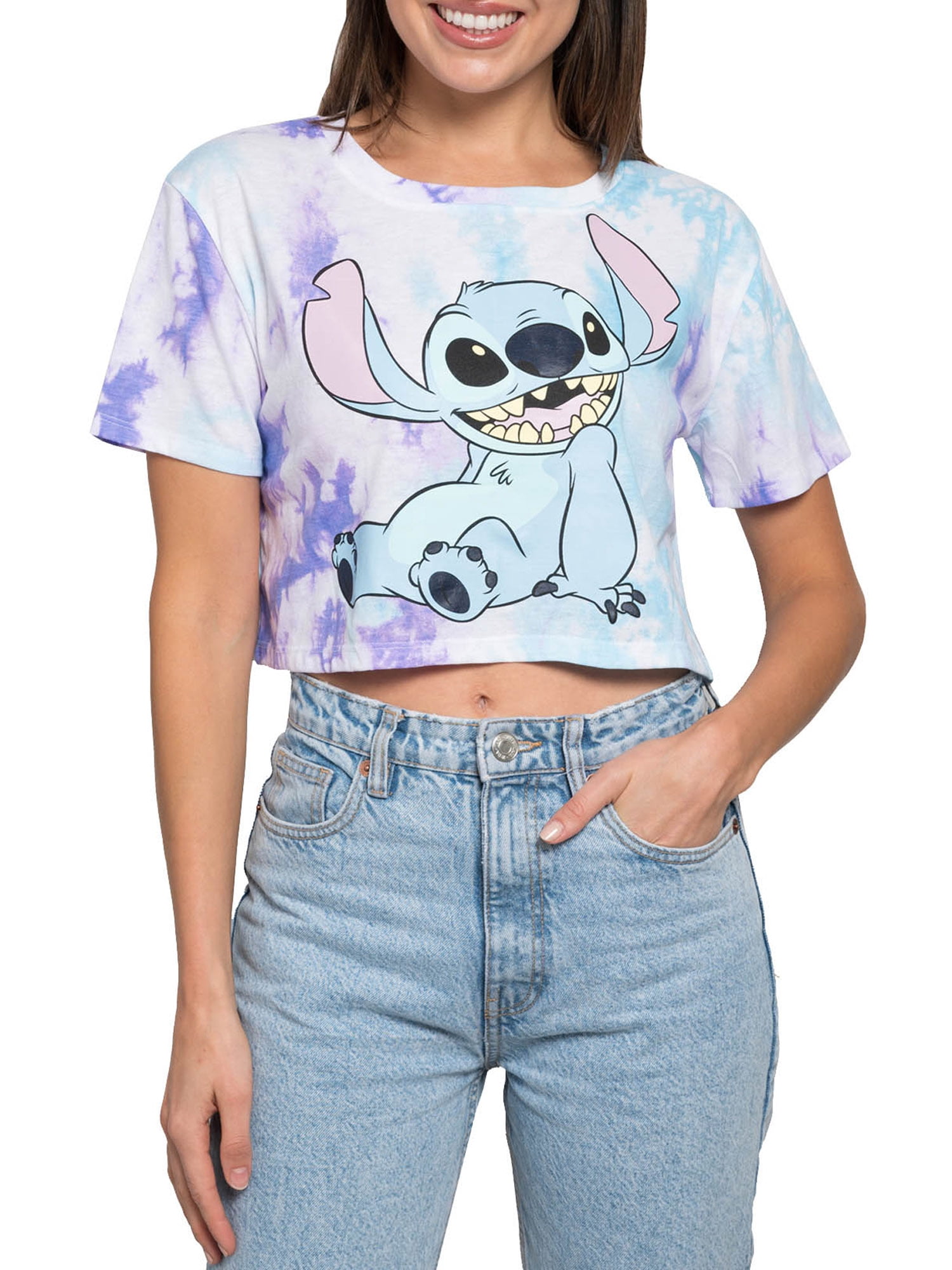 Cropped disney shirts deals