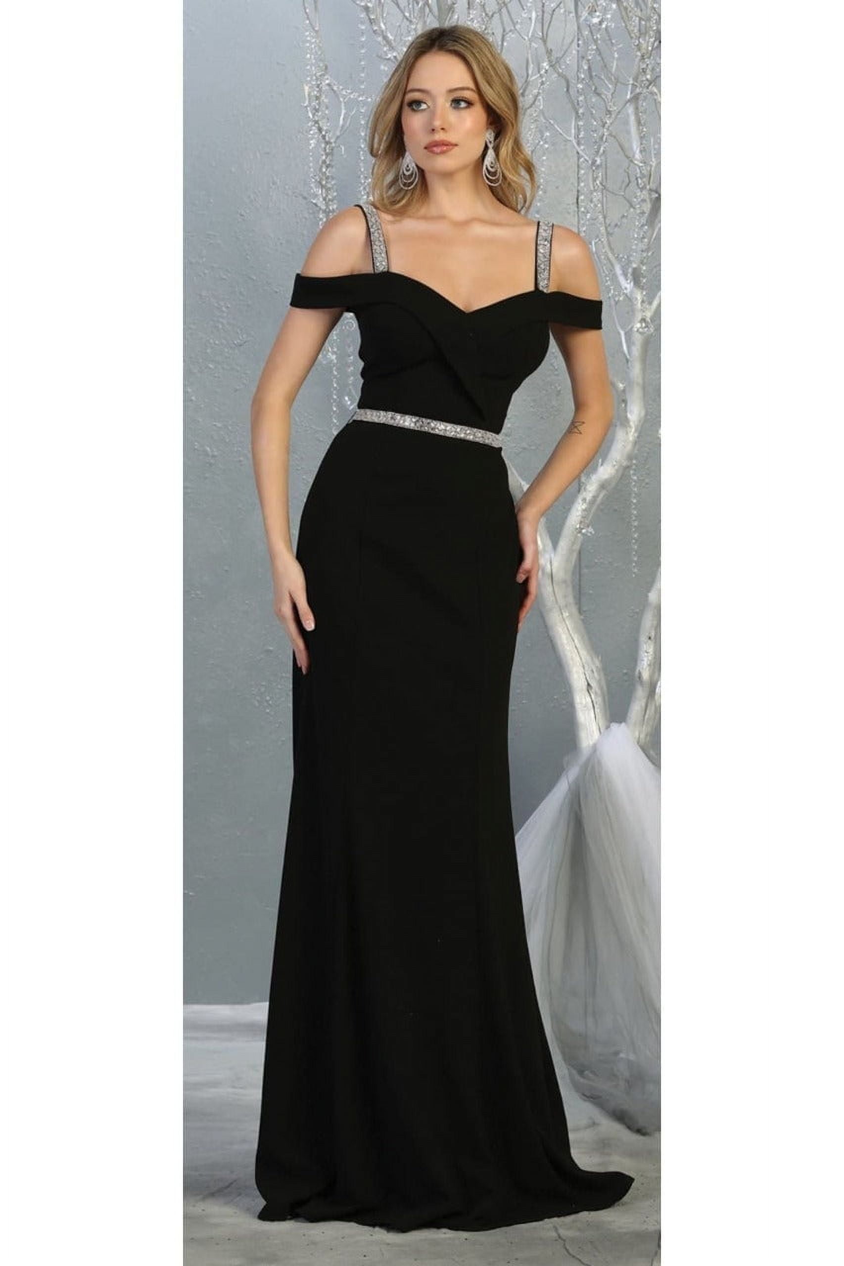 Juniors Womens Fitted Formal Long Dresses - Walmart Business Supplies
