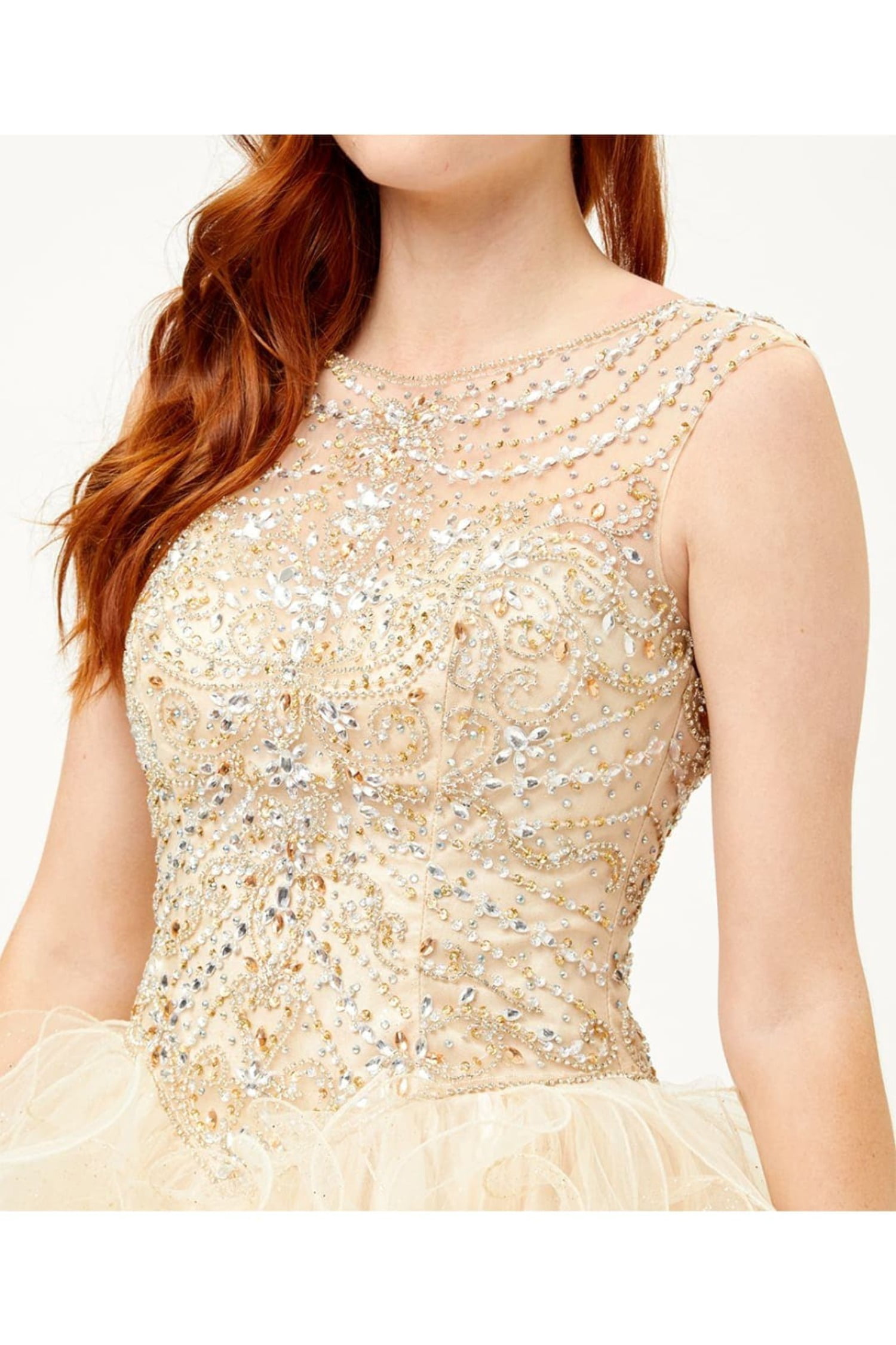 green emerald velvet dress Popular White Quinceanera Dresses with Gold Beadings Sexy Halter Neckline Tulle Ball Gowns Sweet 16 Dress