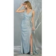 thumbnail image 1 of Juniors Womens Red Carpet Metallic Formal Dress, 1 of 5