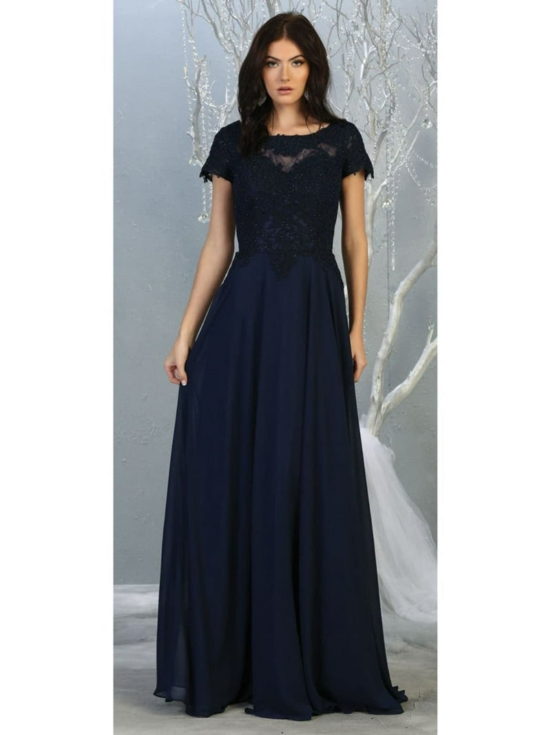 short sleeve formal dresses juniors A-Line V Neck Short Sleeves Chiffon Junior Bridesmaid Dresses main image 1