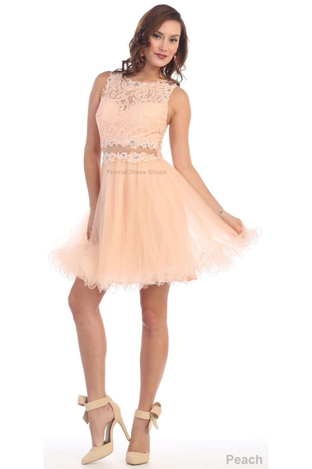 Juniors Womens Short Sleeveless Cocktail Dress