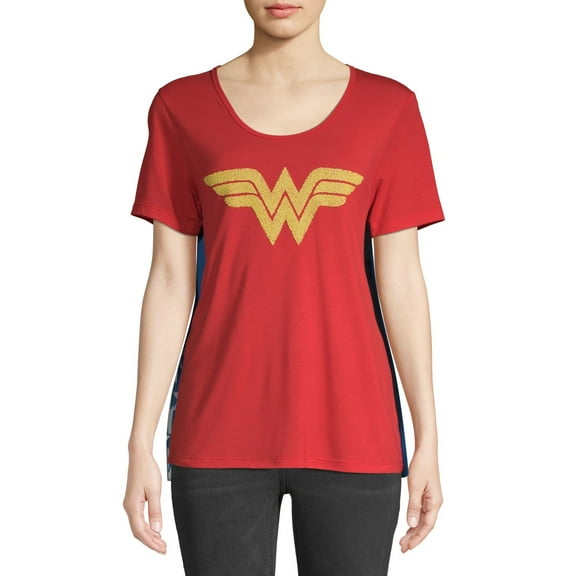 Juniors' Wonder Woman Halloween Costume with Cape