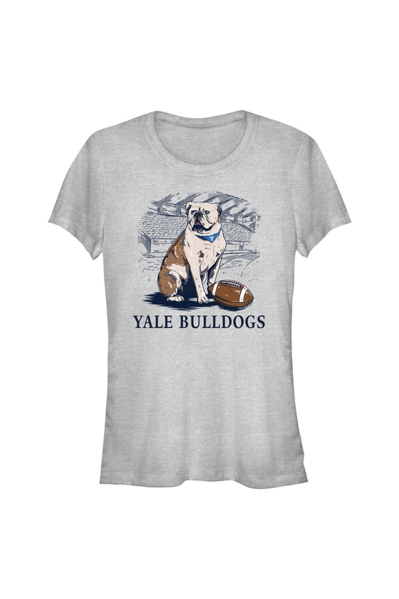 Juniors Yale University Handsome Dan Football T Shirt