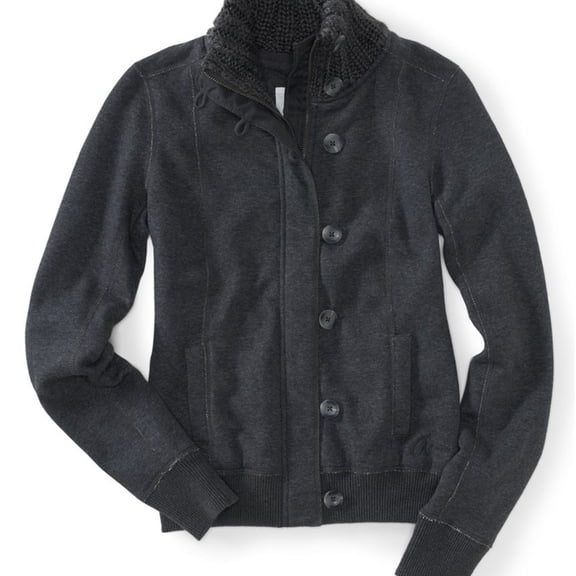 Juniors Zip/ Knit Sweater 017 Xl - Juniors