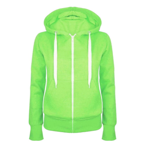 Juniors Zip Up Hoodies Jackets Sweat Shirt for Women Front Zip Winter Lightweight Windproof Spring 2026