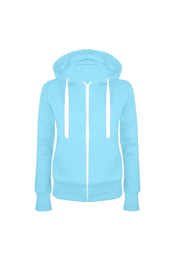 Juniors Zip Up Hoodies Jackets Sweat Shirt for Women Front Zip Winter Lightweight Windproof Spring 2026