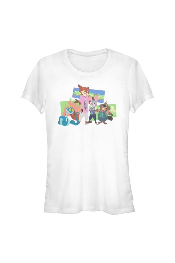 Juniors Zootopia 2 Judy Hopps and Friends T Shirt