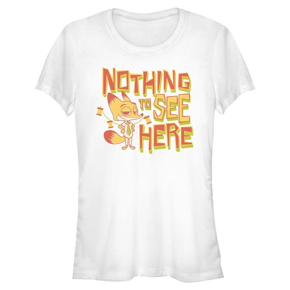 Juniors Zootopia 2 Nick Wilde Nothing To See Here T Shirt