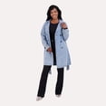 thumbnail image 1 of Juniors' madden girl Trench Coat Color: Denim Size: SMALL, 1 of 4