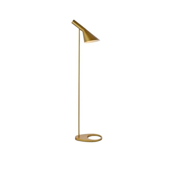 Adjustable Juniper Black Brass Cone-Shaped Floor Lamp