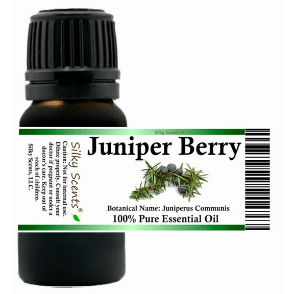 Juniper Berry Essential Oil 5 ml (1/6 fl oz) - 100% Pure and Natural by Silky Scents