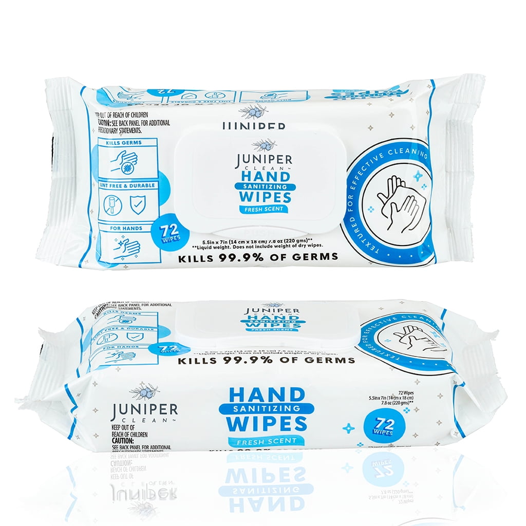Juniper Clean Hand Santizing Wipes Soft Flow 1 Pack