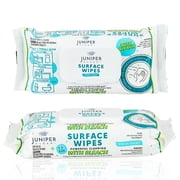 Juniper Clean Surface Cleaning Wipes With BLEACH, All-Purpose Cleaner I 72 sheets I 8 Pack