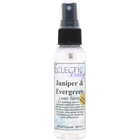 Juniper and Evergreen Linen Spray (Double Strength), 2 ounces