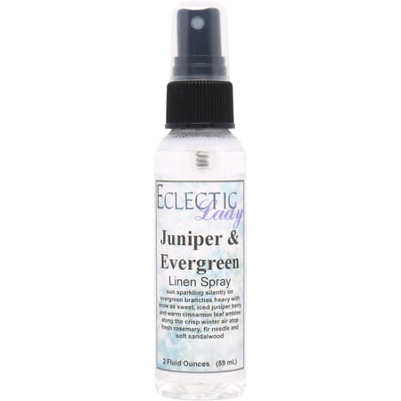 Juniper and Evergreen Linen Spray (Double Strength), 8 ounces