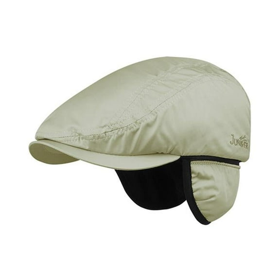 Juniper J3608 Ivy Cap With Folded Ear Flap - Khaki - Large & Medium