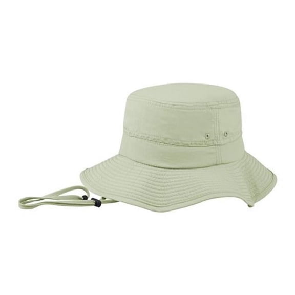 Juniper J7227 Taslon UV Outdoor Bucket Hat - Khaki - Small & Medium