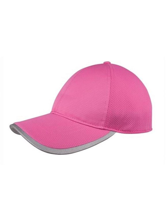 J7255 3D Grid-Textured Cool & Dry Performance Cap - Rose