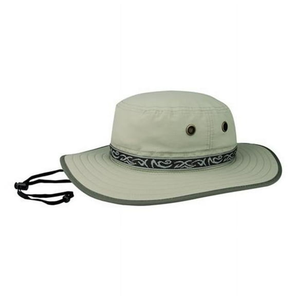 Juniper J7265 Taslon UV El Dorado Sun Hat, Khaki - Medium