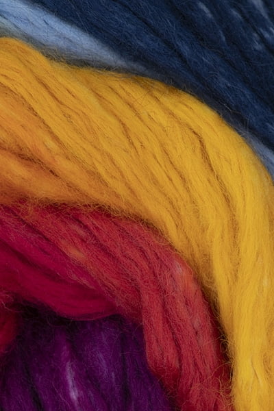 - Cumulus Rainbow Knitting Yarn - Total Eclipse (# 229)