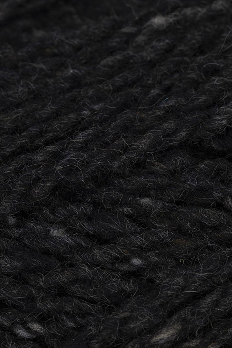 Juniper Moon - Saxony Knitting Yarn - Obsidian (# 101)