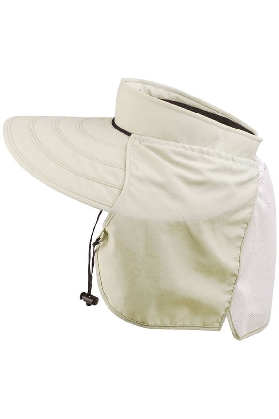 Juniper Women's Taslon UV Large Bill Visor - Khaki
