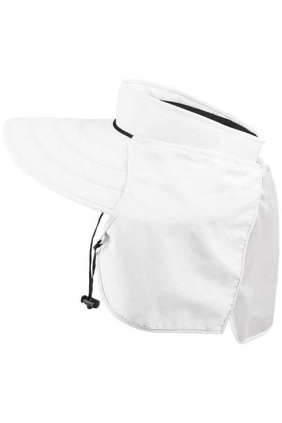 Women's Taslon UV Large Bill Visor - White