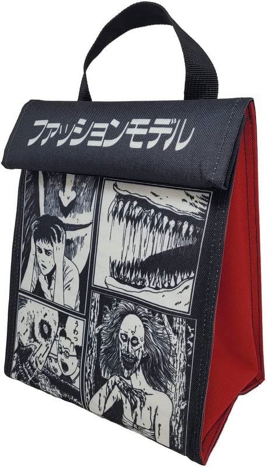Junji Ito Fashion Model Collage Reusable Anime RollTop Lunch Bag