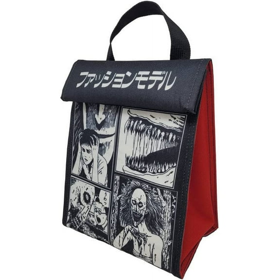 Junji Ito Fashion Model Roll-Top Lunch Bag Collage Manga Horror Officially Licensed One Size