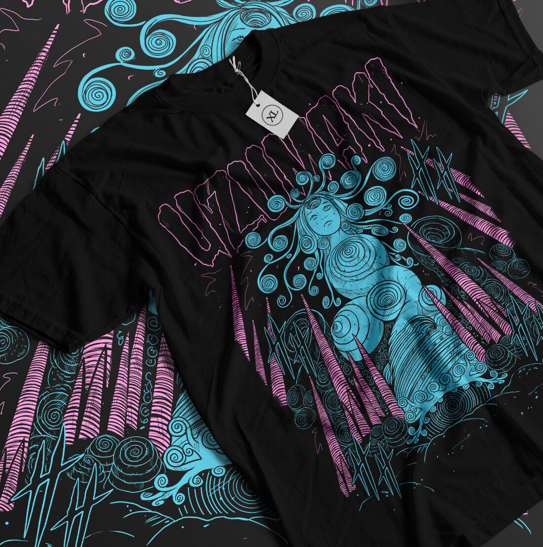 Junji Ito Uzumaki T-Shirt Horror Anime Japan Guro Souichi Tsuji 