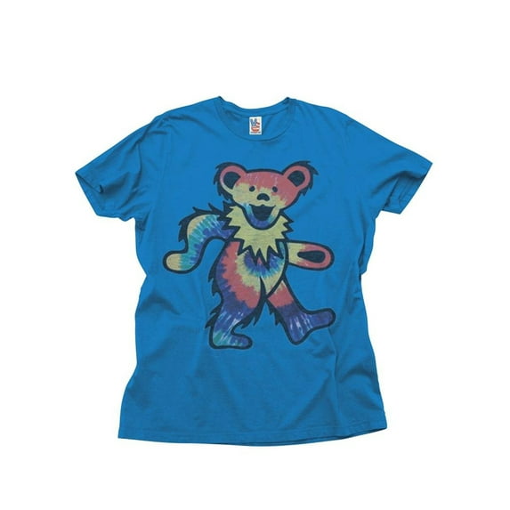 Junk Food Grateful Dead Dancing Bear Adult Royal Blue T-Shirt