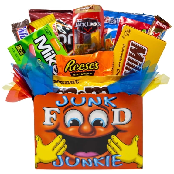 Junky Box Junk Food Junkie - Snack Gift Box - Walmart.com