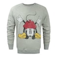 thumbnail image 1 of Junk Food Mens Bent Over Mickey Mouse Marl Sweatshirt, 1 of 1