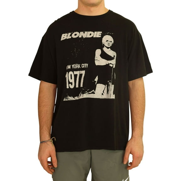Junk Food Mens Blondie Graphic T-Shirt, Black, Medium