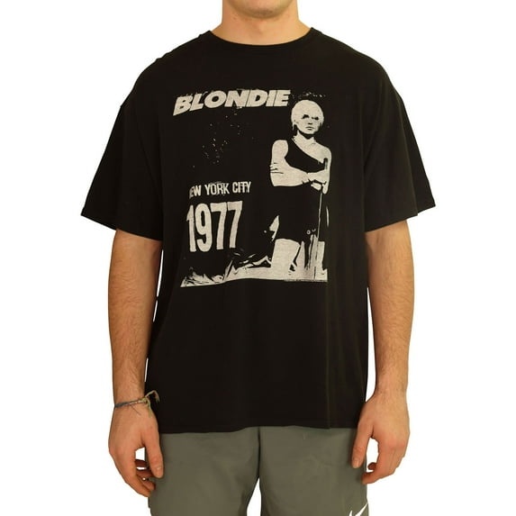 Junk Food Mens Blondie Graphic T-Shirt, Black, Medium