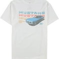 thumbnail image 1 of Junk Food Mens Ford Mustang Graphic T-Shirt, White, Medium, 1 of 2