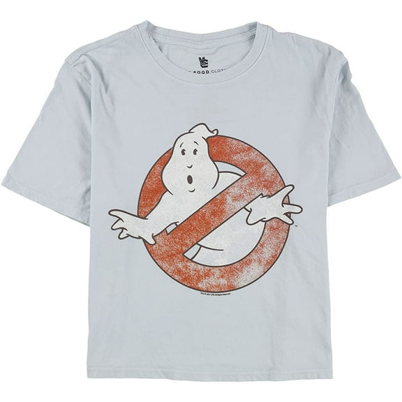 Junk Food Womens Ghostbusters Graphic T-Shirt, Blue, Small