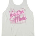 thumbnail image 1 of Junk Food Womens Vacation Mode Tank Top, White, Juniors, Small, 1 of 3