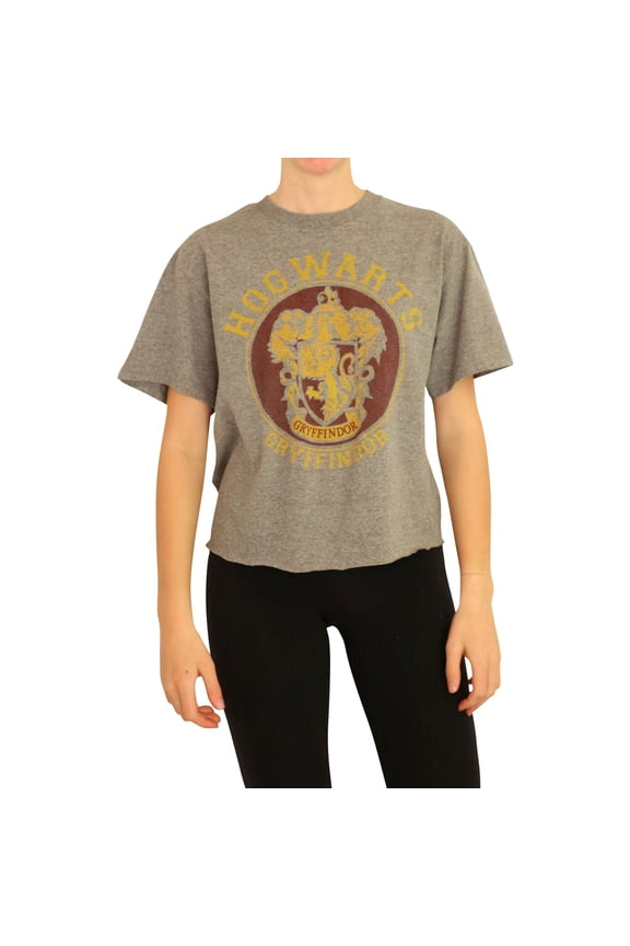 Junk Food Womens Gryffindor Graphic T-Shirt, Grey, Medium