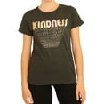 thumbnail image 1 of Junk Food Womens Kindness Graphic T-Shirt, Grey, X-Small, 1 of 5