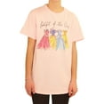 thumbnail image 1 of Junk Food Womens Outfit Of The Day Graphic T-Shirt, Pink, Small, 1 of 5