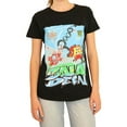thumbnail image 1 of Junk Food Womens SpongeBob SquarePants Graphic T-Shirt, Black, Medium, 1 of 5