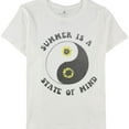 thumbnail image 1 of Junk Food Womens Summer Is A State Of Mind Graphic T-Shirt, White, Small, 1 of 2