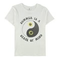 thumbnail image 1 of Junk Food Womens Summer Is A State Of Mind Graphic T-Shirt, White, X-Small, 1 of 2