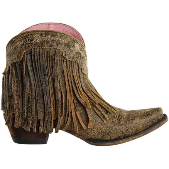 Junk Gypsy Womens Spitfire Snip Toe Cowboy Ankle Boots