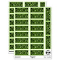 thumbnail image 1 of Junk Mail Refused Return to Sender Sticker Set - Light Green - Gloss Finish - 2.00" Large, 1 of 7